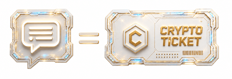 CryptoTicket prize draw pass