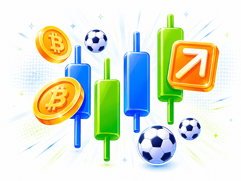 Crypto trading and prediction illustration