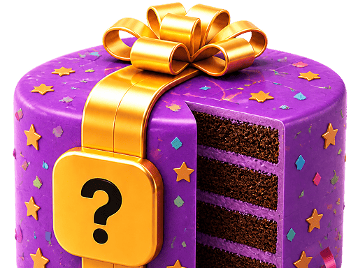 Gift claw machine dropping birthday boxes